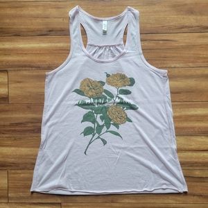 Alabama Shakes Flowers Flowy Tank Top XL
